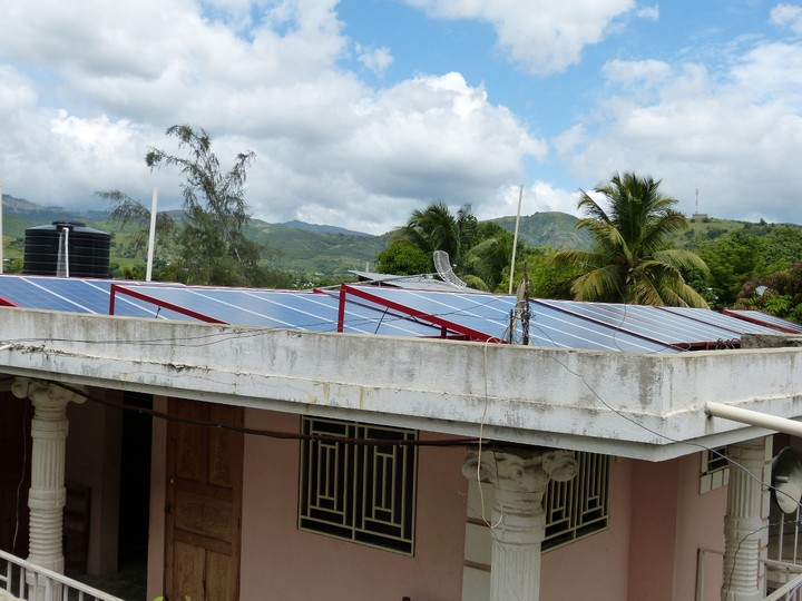 Die Solaranlage auf dem Dach